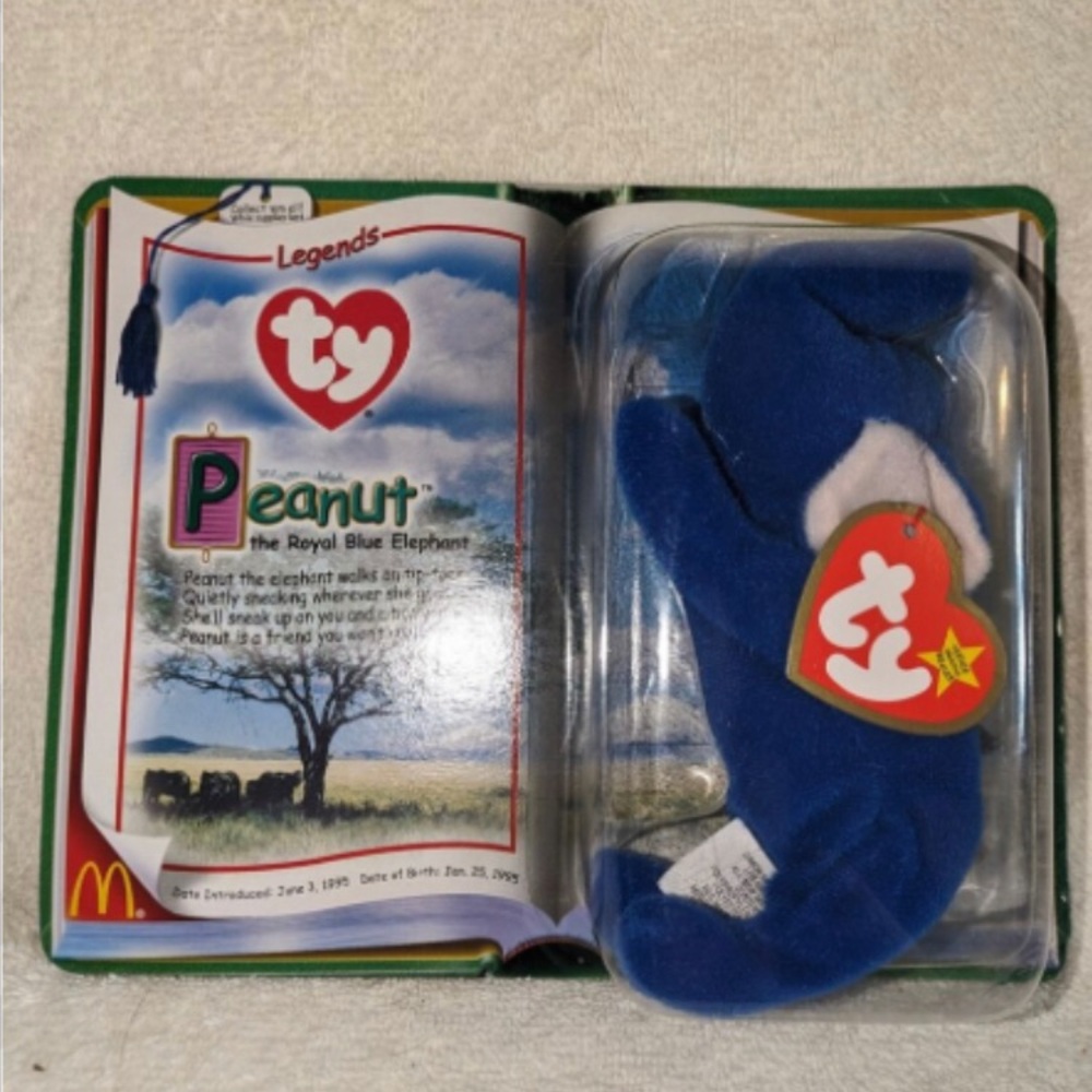 Ty Legends Peanut the Royal Blue Elephant (1995)